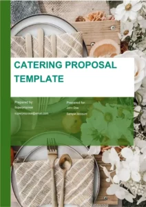 Catering Proposal template