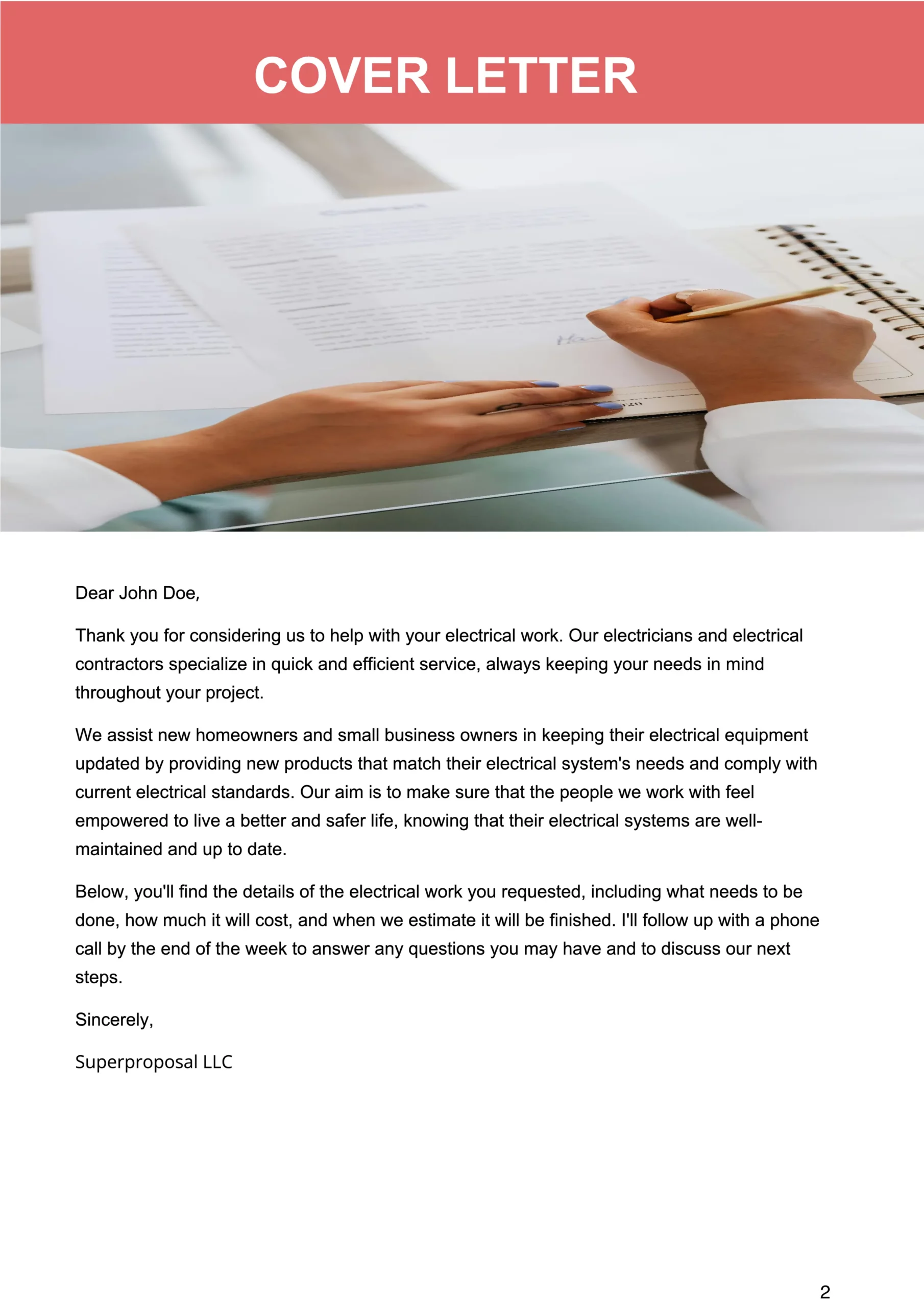 electrical proposal template cover letter scaled