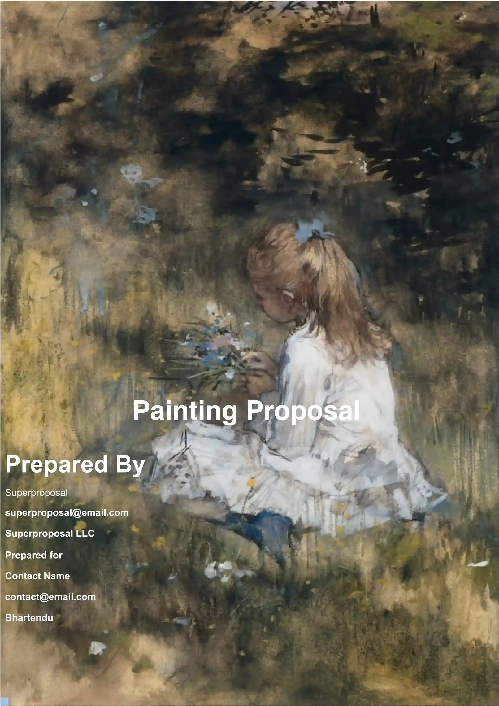 painting proposal cover page