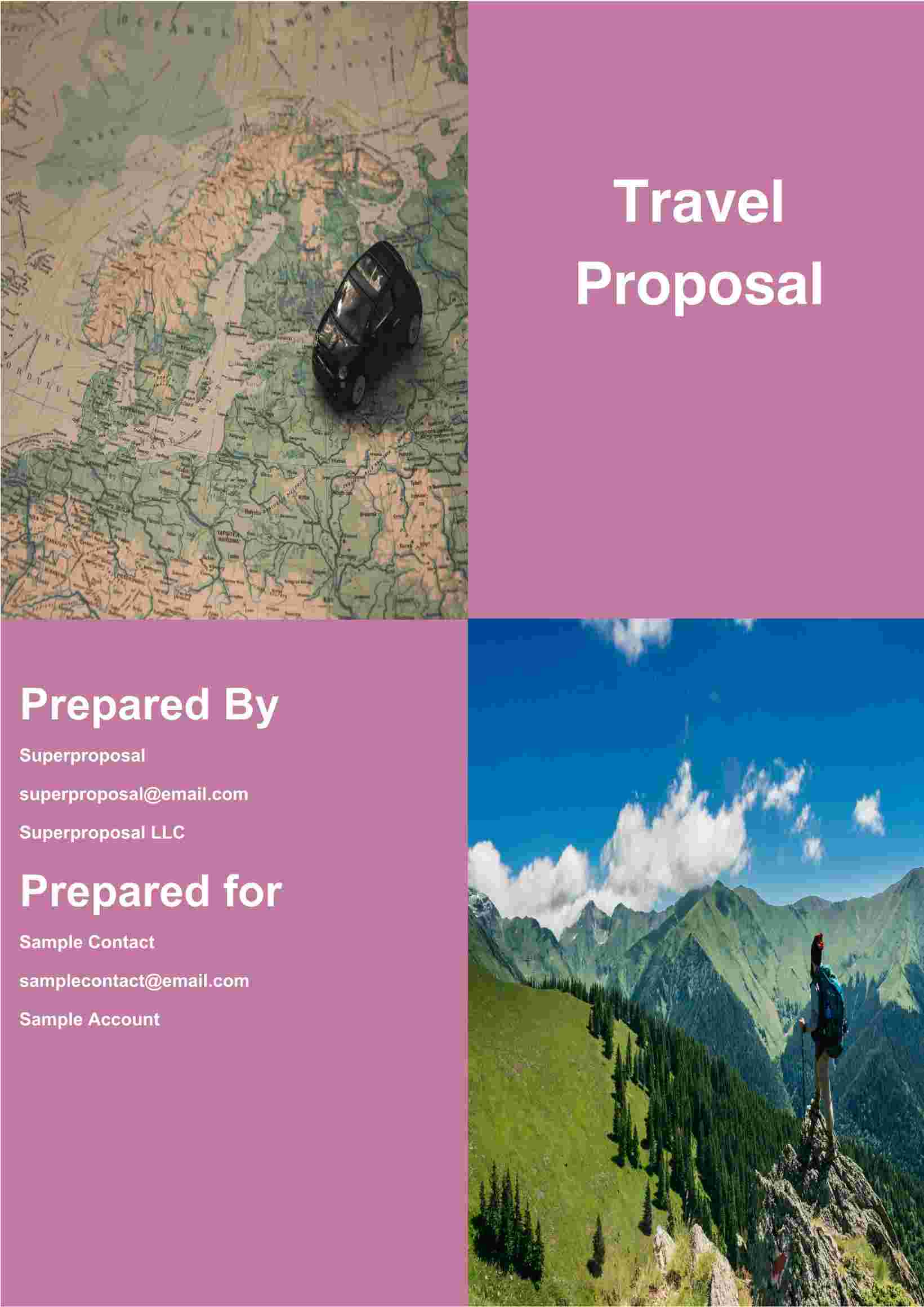 travel agency proposal