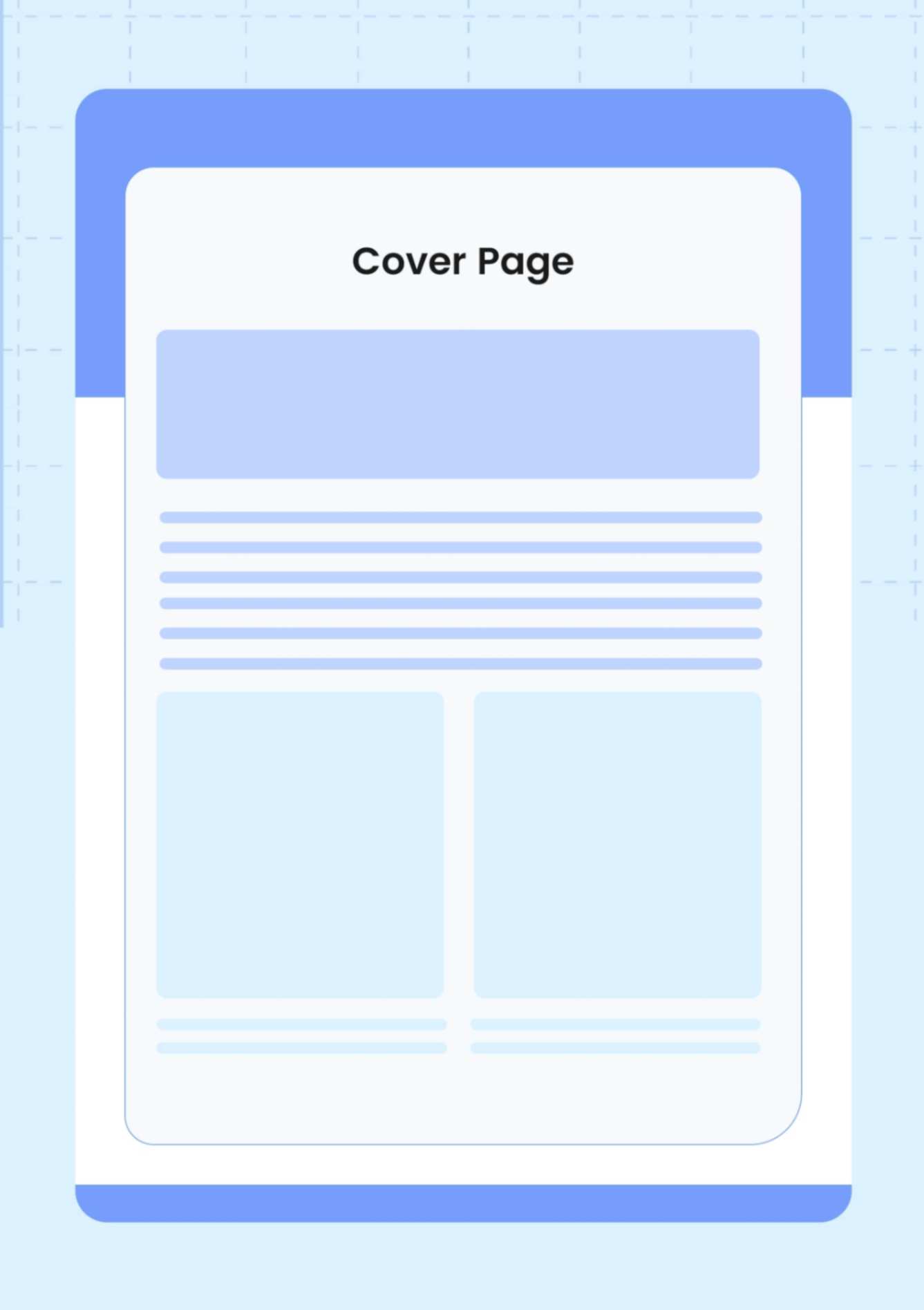 cover page proposal