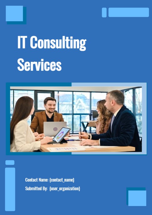 it consulting proposal template