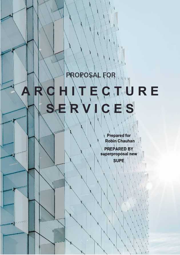 Sample Proposal For Architectural Services Super proposal 8c263e23 e2e5 4174 bc52 0dea73605906