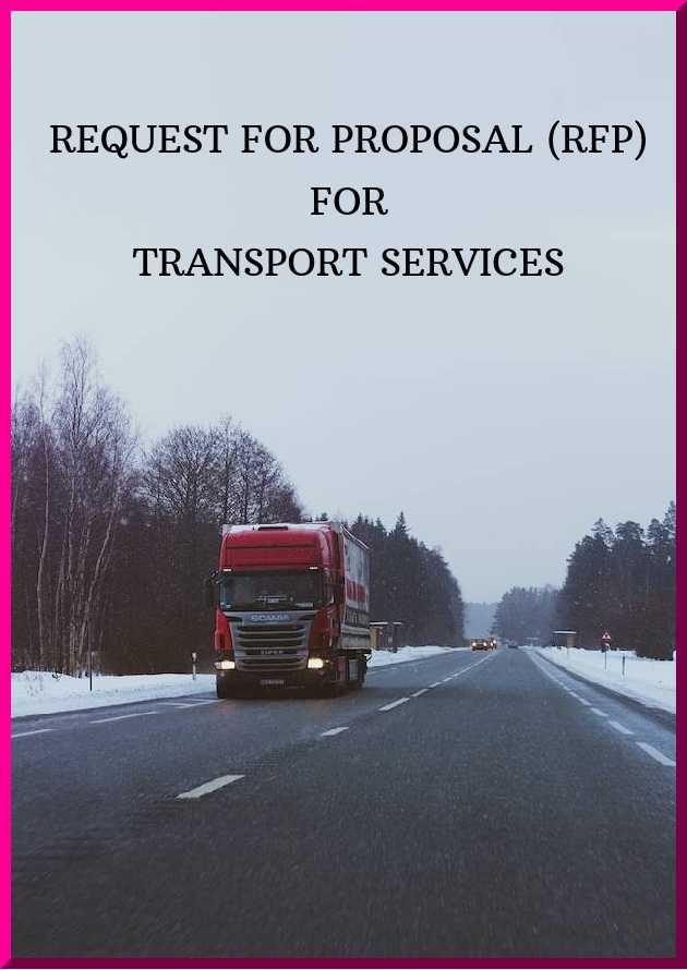 transport services proposal template